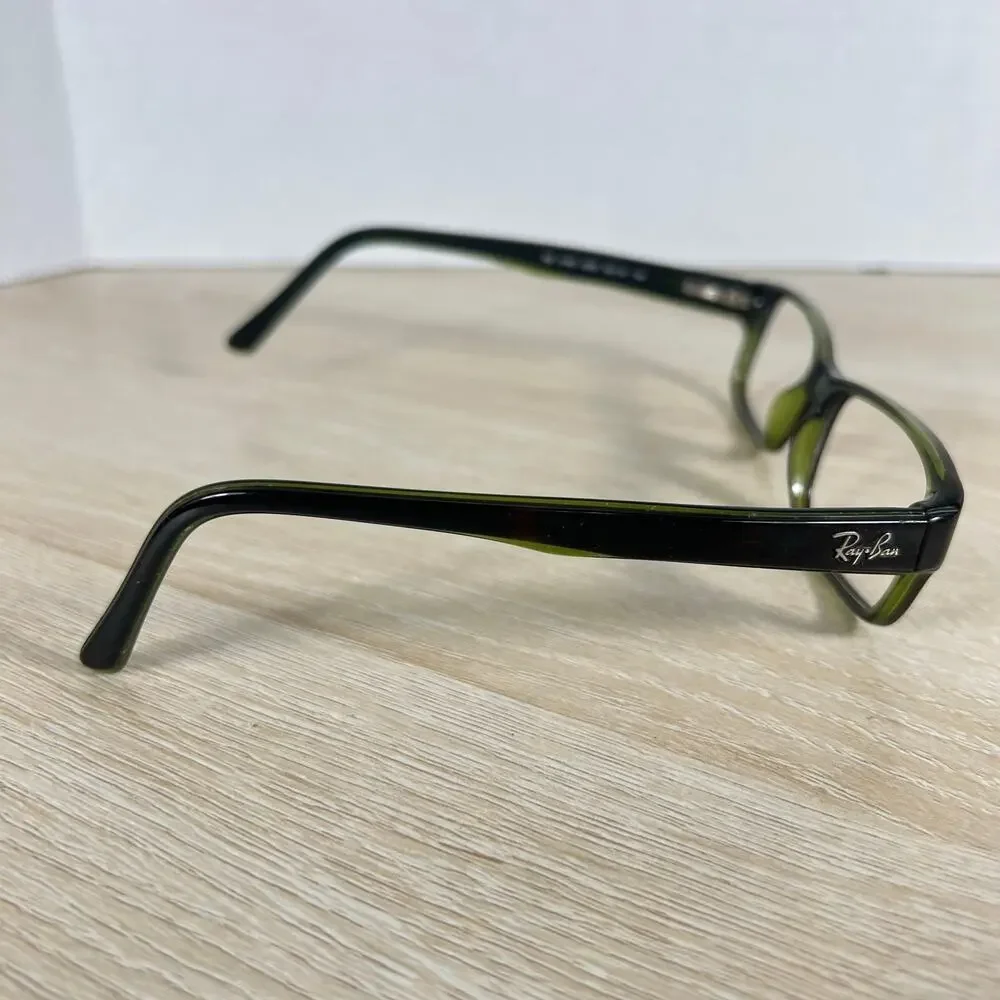 Ray-Ban RB5169 2383 Eyeglasses Green Rectangular Full Rim Frames 52-16-140